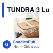 TUNDRA 3 Lunchbox en verre et bambou - Miniature 4