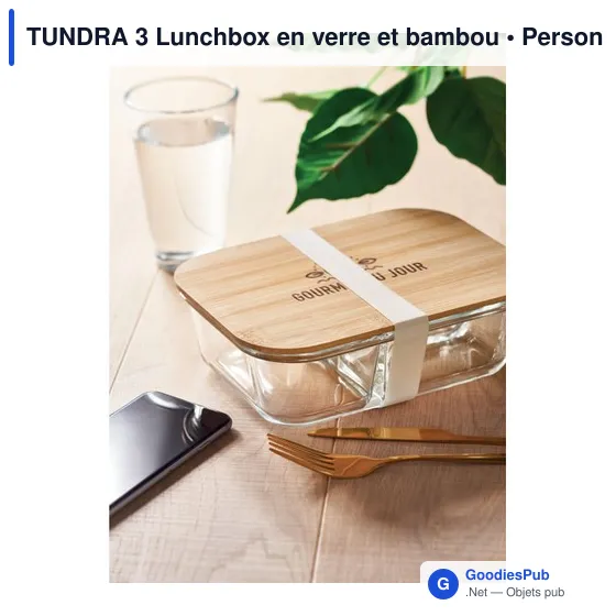 TUNDRA 3 Lunchbox en verre et bambou - Image 4