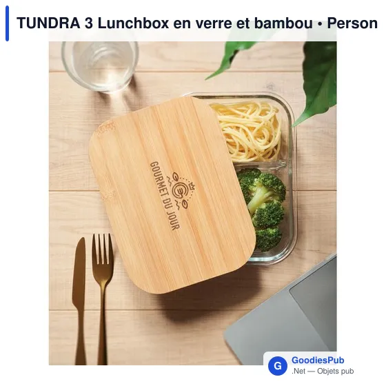 TUNDRA 3 Lunchbox en verre et bambou - Image 5
