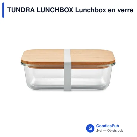 TUNDRA LUNCHBOX Lunchbox en verre et bambou