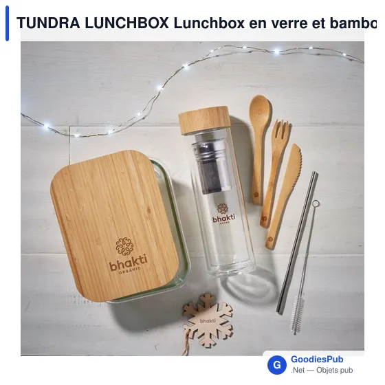 TUNDRA LUNCHBOX Lunchbox en verre et bambou - Image 4