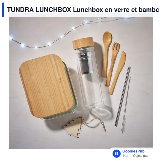 TUNDRA LUNCHBOX Lunchbox en verre et bambou - Image 5