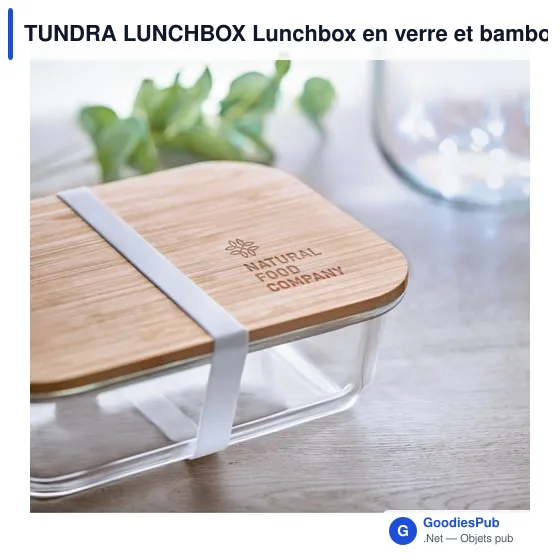TUNDRA LUNCHBOX Lunchbox en verre et bambou - Image 6