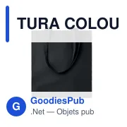 TURA COLOUR Sac shopping coton biologique - Miniature 1
