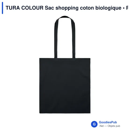 TURA COLOUR Sac shopping coton biologique - Image 2