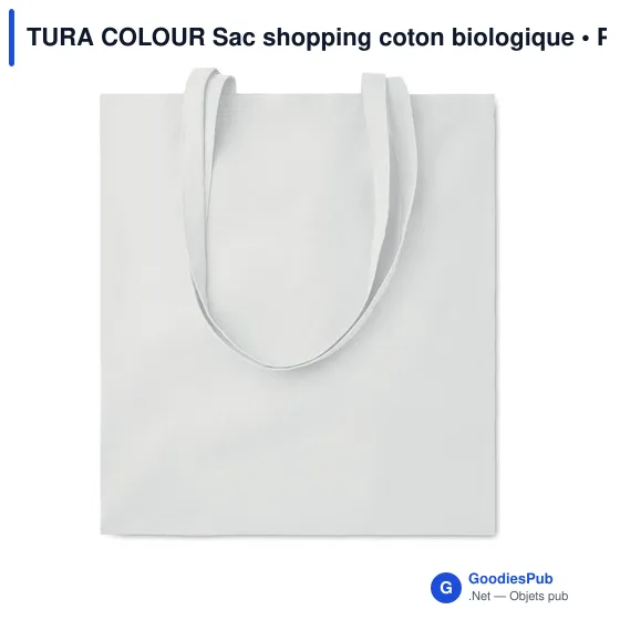 TURA COLOUR Sac shopping coton biologique - Image 3