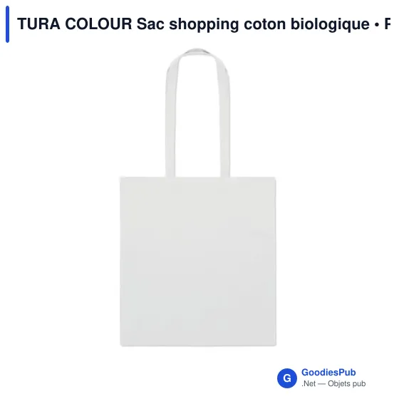 TURA COLOUR Sac shopping coton biologique - Image 4