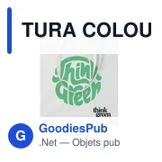 TURA COLOUR Sac shopping coton biologique - Miniature 5