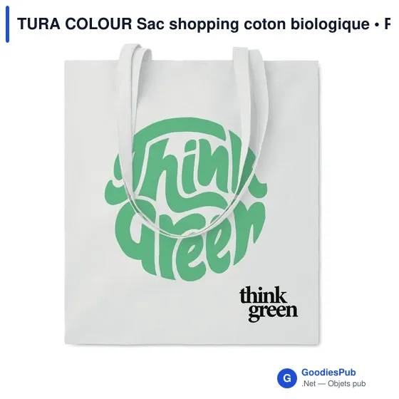 TURA COLOUR Sac shopping coton biologique - Image 5