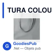 TURA COLOUR Sac shopping coton biologique - Miniature 6