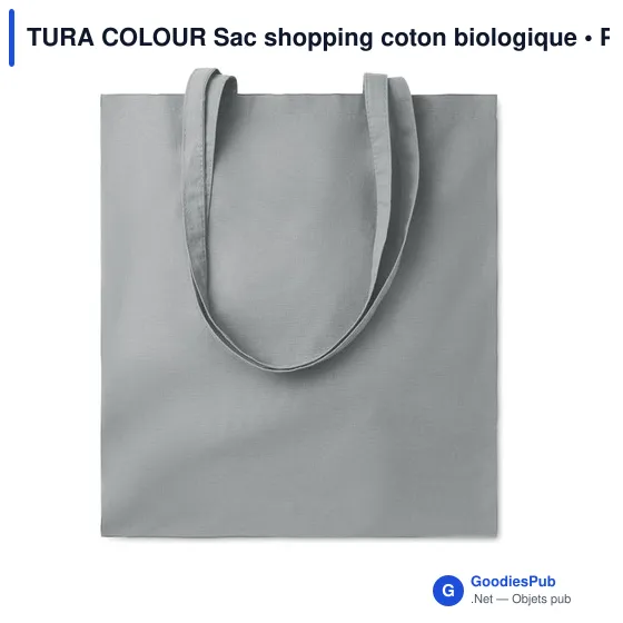 TURA COLOUR Sac shopping coton biologique - Image 6
