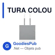 TURA COLOUR Sac shopping coton biologique - Miniature 7
