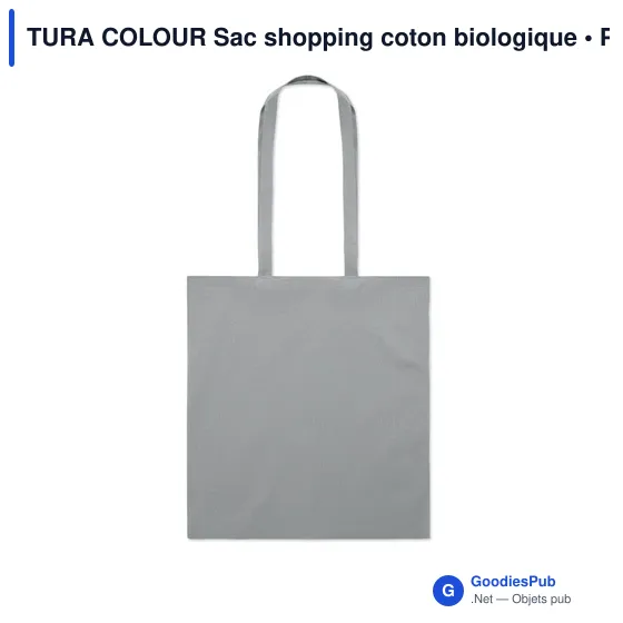 TURA COLOUR Sac shopping coton biologique - Image 7