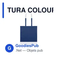 TURA COLOUR Sac shopping coton biologique - Miniature 9