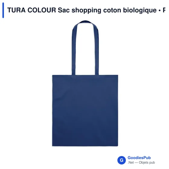 TURA COLOUR Sac shopping coton biologique - Image 9