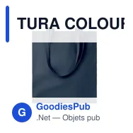 TURA COLOUR Sac shopping coton biologique - Miniature 10