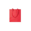 Variante rouge - TURA COLOUR Sac shopping coton biologique