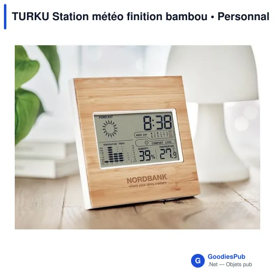 TURKU Station météo finition bambou - Image 4