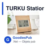 TURKU Station météo finition bambou - Miniature 5