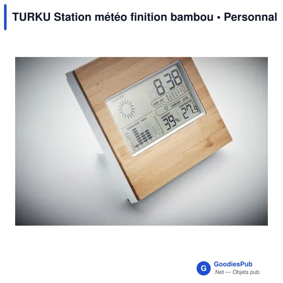 TURKU Station météo finition bambou - Image 6