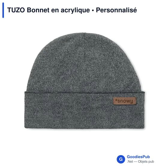 Bonnet personnalisable avec logo pour entreprise - T-shirt - Image 3