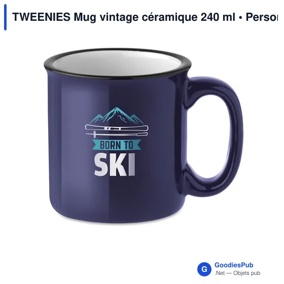 TWEENIES Mug vintage céramique 240 ml - Image 11
