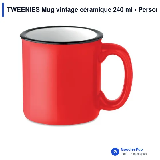 TWEENIES Mug vintage céramique 240 ml - Image 3