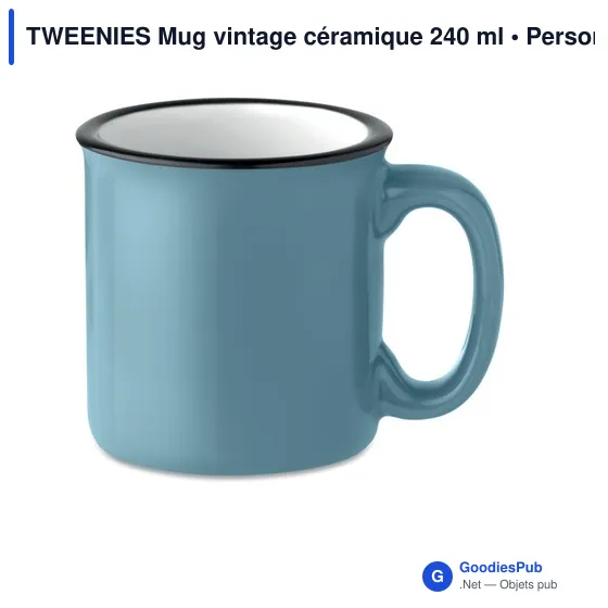 TWEENIES Mug vintage céramique 240 ml - Image 4