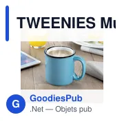 TWEENIES Mug vintage céramique 240 ml - Miniature 5