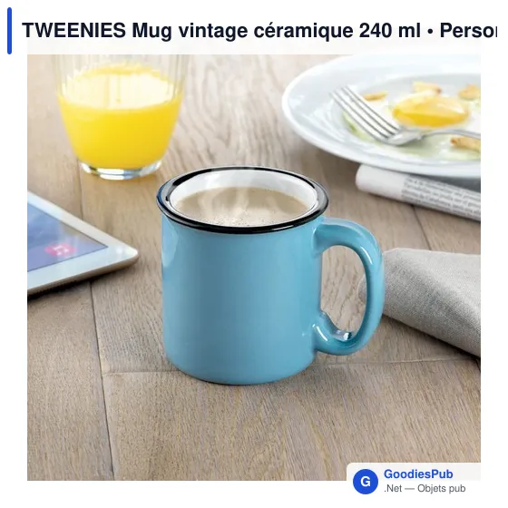 TWEENIES Mug vintage céramique 240 ml - Image 5