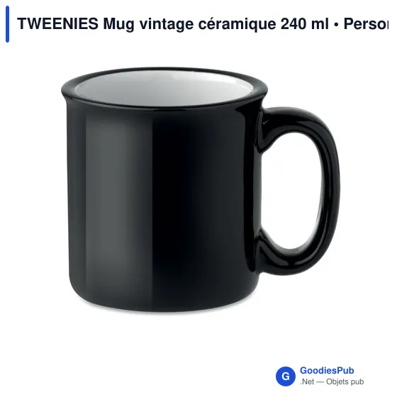 TWEENIES Mug vintage céramique 240 ml - Image 6