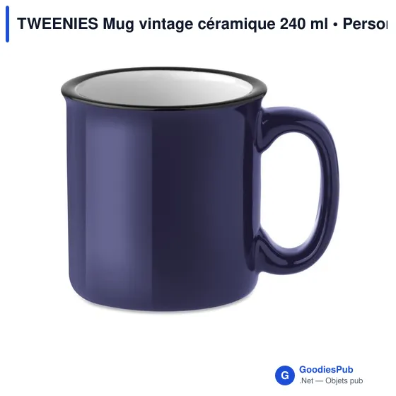 TWEENIES Mug vintage céramique 240 ml - Image 7