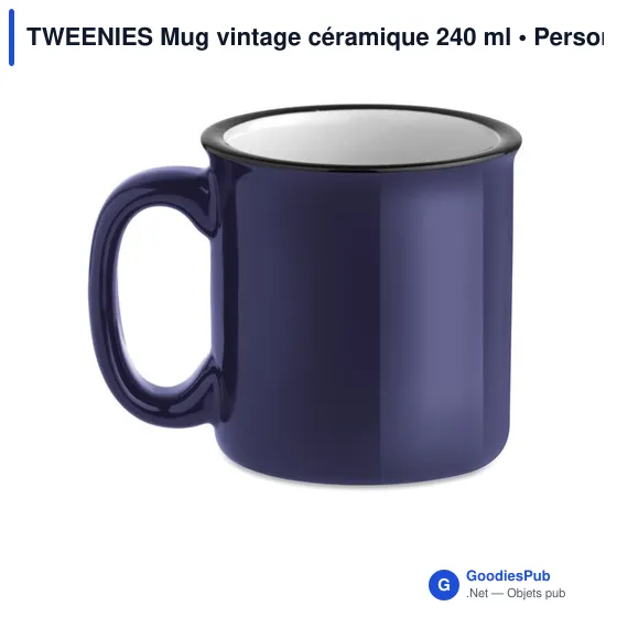 TWEENIES Mug vintage céramique 240 ml - Image 9