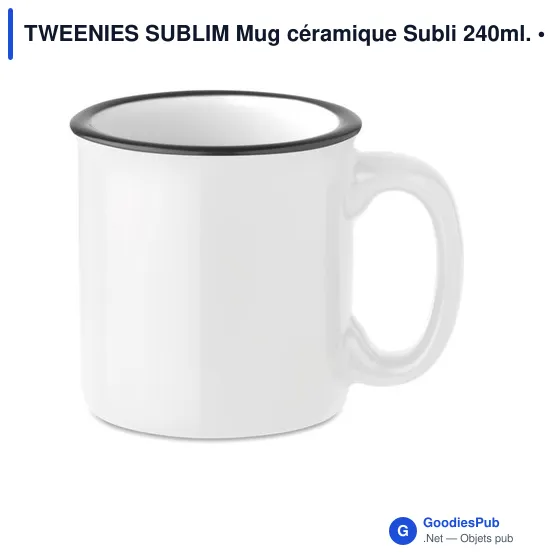 TWEENIES SUBLIM Mug céramique Subli 240ml. - Image 1