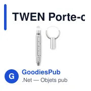 TWEN Porte-clés avec stylo à bille - Miniature 3