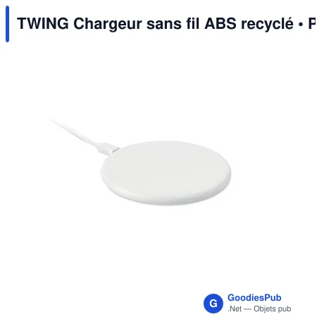TWING Chargeur sans fil ABS recyclé