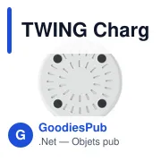 TWING Chargeur sans fil ABS recyclé - Miniature 2