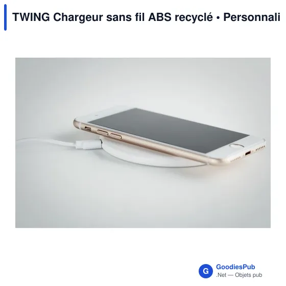 TWING Chargeur sans fil ABS recyclé - Image 7