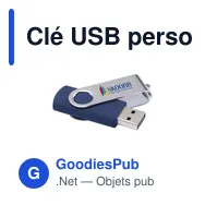 Clé USB personnalisable 16 Go avec logo - Twist - Miniature 6