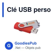 Clé USB personnalisable 16 Go avec logo - Twist - Miniature 8
