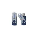 Variante bleu - Clé USB personnalisable 16 Go avec logo - Twist