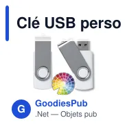 Clé USB personnalisable 16 Go avec logo - Twist - Miniature 1
