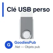 Clé USB personnalisable 64 Go avec logo - Twist - Miniature 2