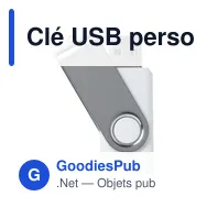 Clé USB personnalisable 64 Go avec logo - Twist - Miniature 3
