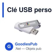 Clé USB personnalisable 8 Go avec logo - Twist - Miniature 10