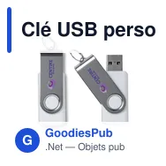 Clé USB personnalisable 32 Go avec logo - Twist - Miniature 1