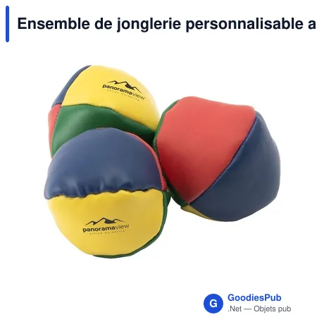 Ensemble de jonglerie personnalisable avec logo - Twist
