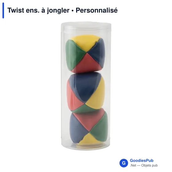 Ensemble de jonglerie personnalisable avec logo - Twist - Image 2