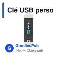 Clé USB personnalisable Twist Recycle 32 Go avec logo - Miniature 1