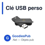 Clé USB personnalisable Twist Recycle 32 Go avec logo - Miniature 3